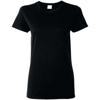 Abbigliamento Donna T-shirt maniche corte Gildan Missy Fit Nero