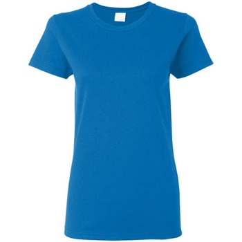 Abbigliamento Donna T-shirt maniche corte Gildan Missy Fit Blu