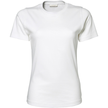 Abbigliamento Donna T-shirt maniche corte Tee Jays Interlock Bianco