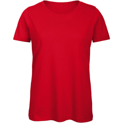 Abbigliamento Donna T-shirts a maniche lunghe B And C TW043 Rosso