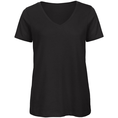 Abbigliamento Donna T-shirts a maniche lunghe B And C Organic Nero