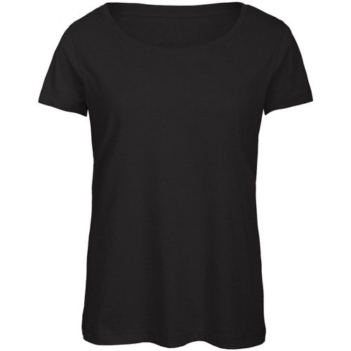 Abbigliamento Donna T-shirts a maniche lunghe B And C TW056 Nero