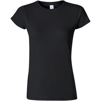 Abbigliamento Donna T-shirt maniche corte Gildan Soft Nero