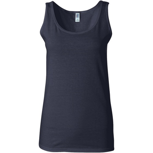 Abbigliamento Donna Top / T-shirt senza maniche Gildan 64200L Blu
