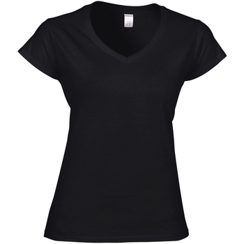 Abbigliamento Donna T-shirt maniche corte Gildan Soft Style Nero