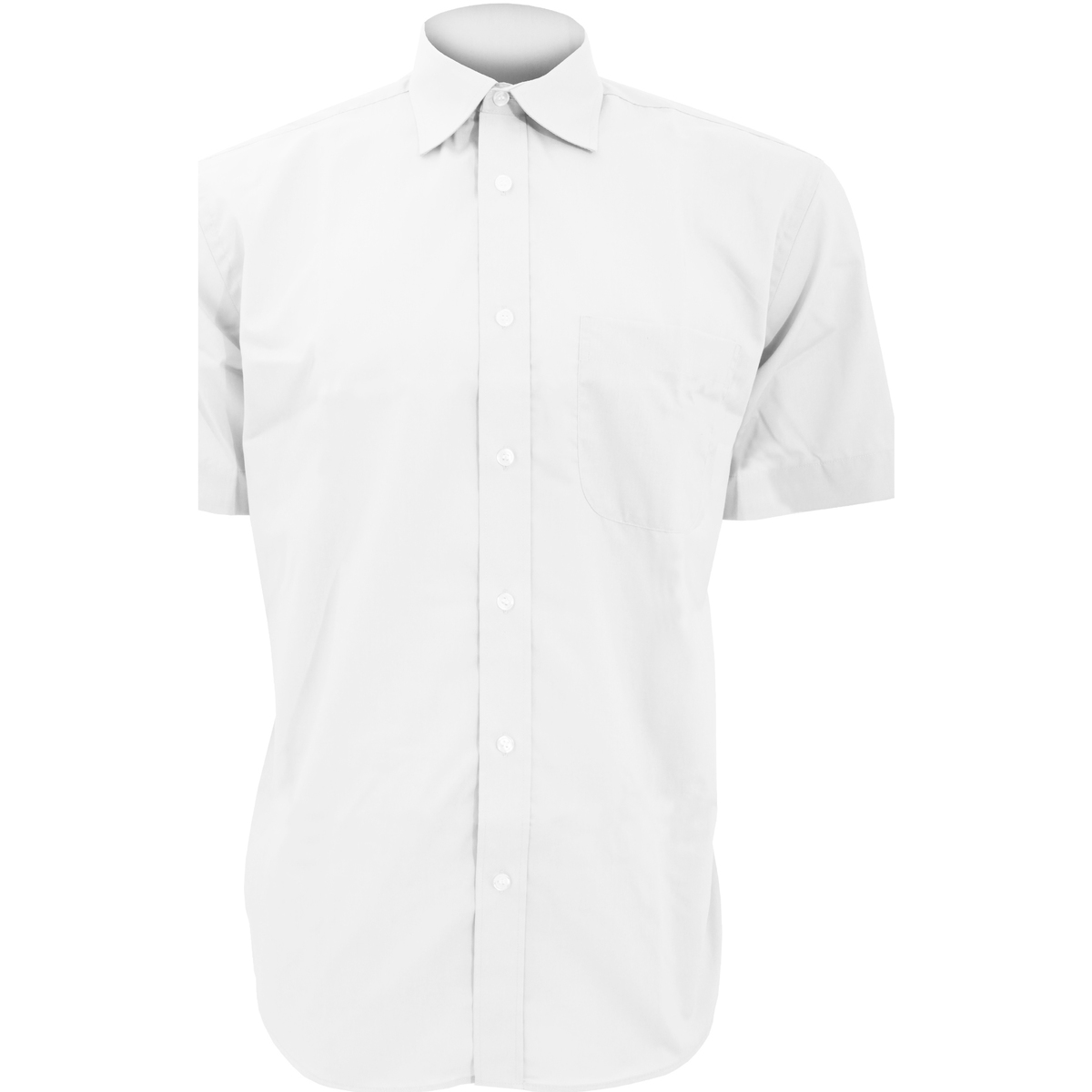 Abbigliamento Uomo Camicie maniche corte Kustom Kit KK102 Bianco