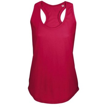 Abbigliamento Donna Top / T-shirt senza maniche Sols Moka Rosso