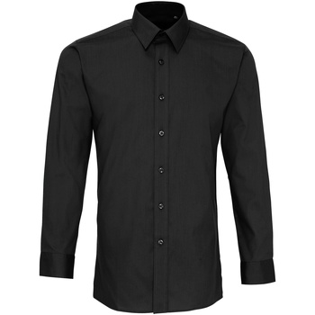 Abbigliamento Uomo Camicie maniche lunghe Premier PR204 Nero