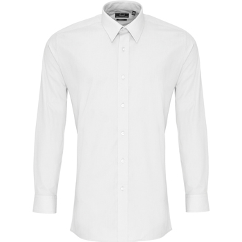 Abbigliamento Uomo Camicie maniche lunghe Premier PR204 Bianco