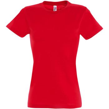 Abbigliamento Donna T-shirt maniche corte Sols Imperial Rosso