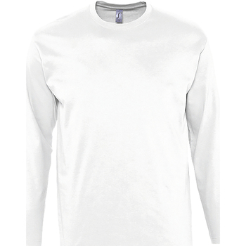 Abbigliamento Uomo T-shirts a maniche lunghe Sols Monarch Bianco