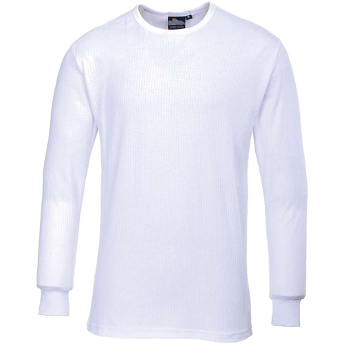 Abbigliamento Uomo T-shirts a maniche lunghe Portwest PW141 Bianco