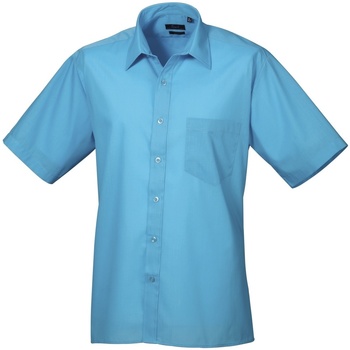 Abbigliamento Uomo Camicie maniche corte Premier PR202 Blu