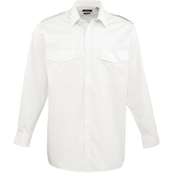 Abbigliamento Uomo Camicie maniche lunghe Premier PR210 Bianco
