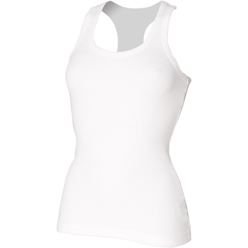 Abbigliamento Donna Top / T-shirt senza maniche Skinni Fit SK150 Bianco