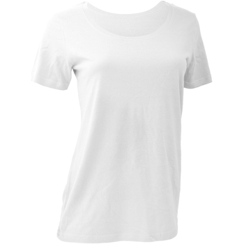 Abbigliamento Donna T-shirts a maniche lunghe Anvil Scoop Bianco