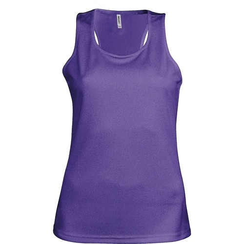 Abbigliamento Donna Top / T-shirt senza maniche Kariban Proact Proact Viola
