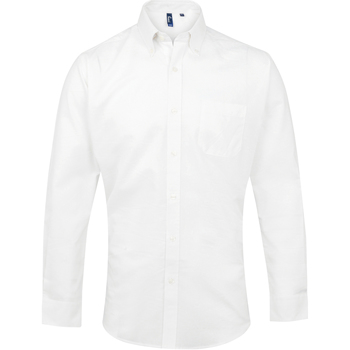 Abbigliamento Uomo Camicie maniche lunghe Premier PR234 Bianco