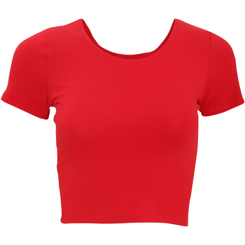 Abbigliamento Donna T-shirt maniche corte American Apparel RSA8380W Rosso