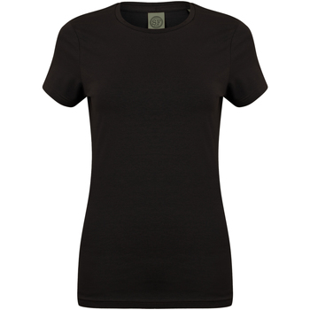 Abbigliamento Donna T-shirt maniche corte Skinni Fit SK121 Nero