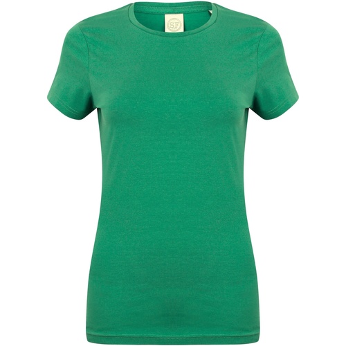 Abbigliamento Donna T-shirt maniche corte Skinni Fit SK121 Verde