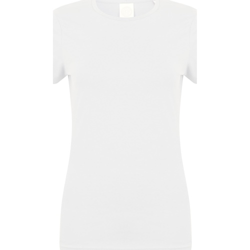 Abbigliamento Donna T-shirt maniche corte Skinni Fit SK121 Bianco