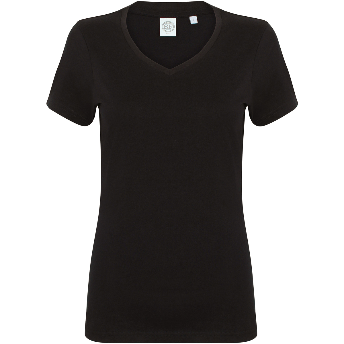 Abbigliamento Donna T-shirt maniche corte Skinni Fit SK122 Nero