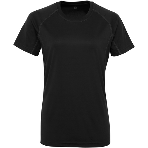 Abbigliamento Donna T-shirts a maniche lunghe Tridri Panelled Nero
