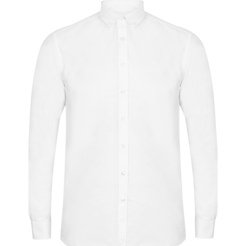 Abbigliamento Uomo Camicie maniche lunghe Henbury HB512 Bianco