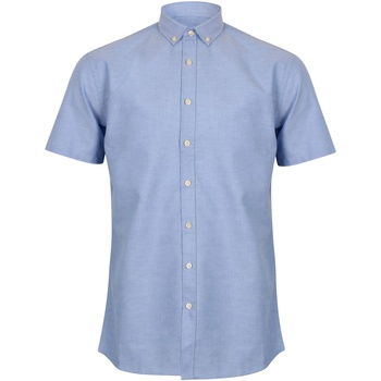 Abbigliamento Uomo Camicie maniche corte Henbury HB517 Blu