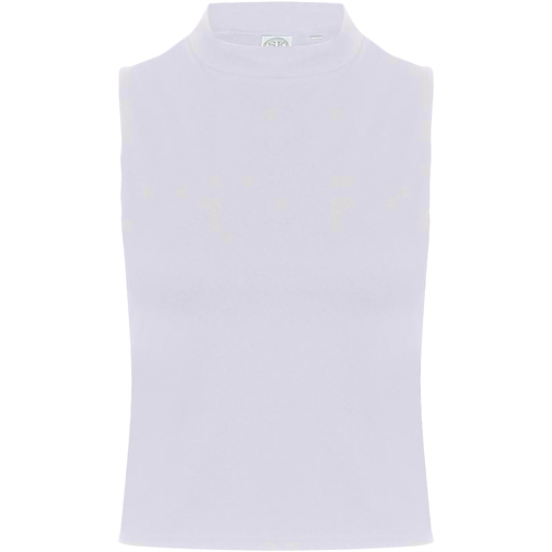 Abbigliamento Donna Top / T-shirt senza maniche Skinni Fit SK170 Bianco