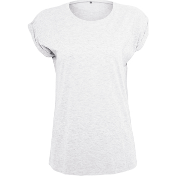 Abbigliamento Donna T-shirts a maniche lunghe Build Your Brand Extended Bianco