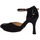 Scarpe Donna Sandali sport Vitiello Dance Shoes Standard camoscio e Nero