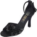 Sandali Vitiello Dance Shoes  Scarpa da donna ballo tango camoscio verniciato nero tacco 90A