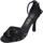 Scarpe Donna Sandali sport Vitiello Dance Shoes Sandalo camoscio e Nero