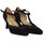 Scarpe Donna Sandali sport Vitiello Dance Shoes Standard camoscio e cristal Nero
